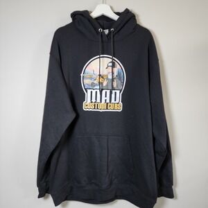 MAD CUSTOM CUBS Hoodie Mens XL Shane Madson Bush Plane Black Make It Happen Hood
